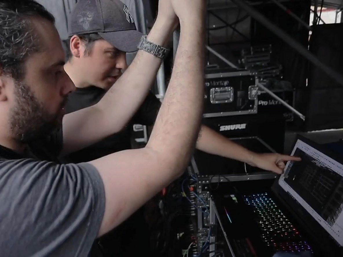 On-site at the console