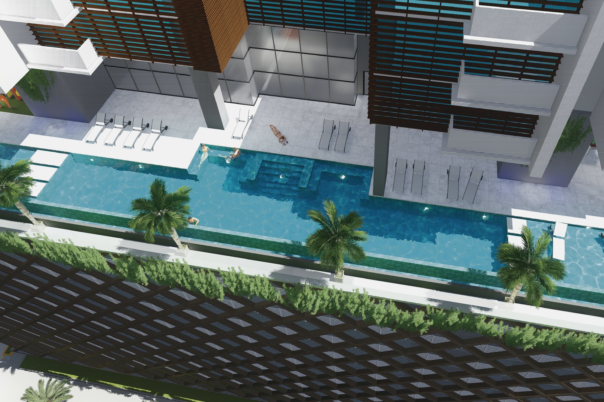 Luxury Condo Pool