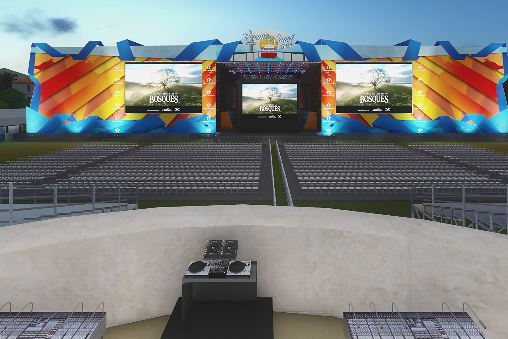 Public Concert Scenography