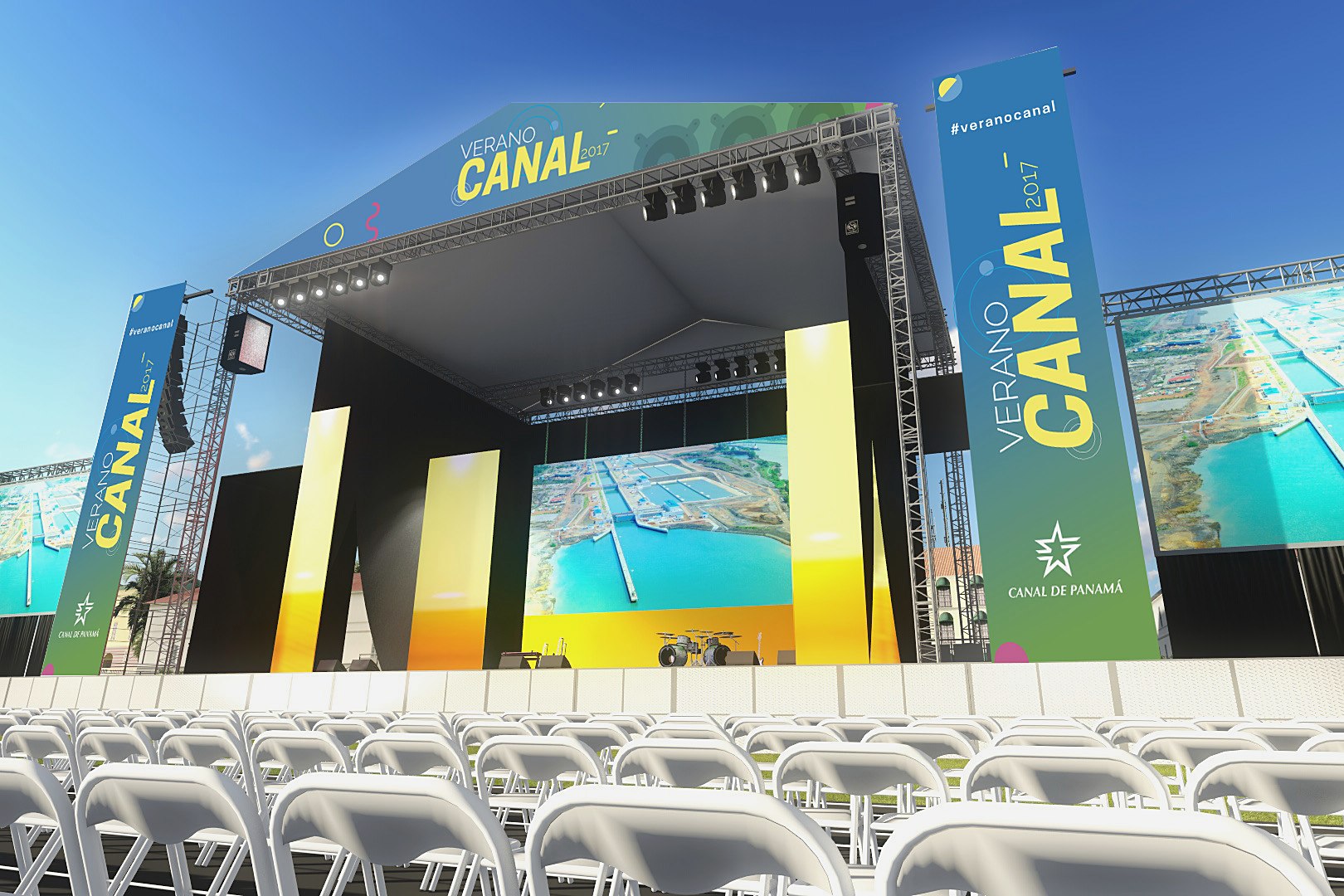 Large-Scale Music Stage