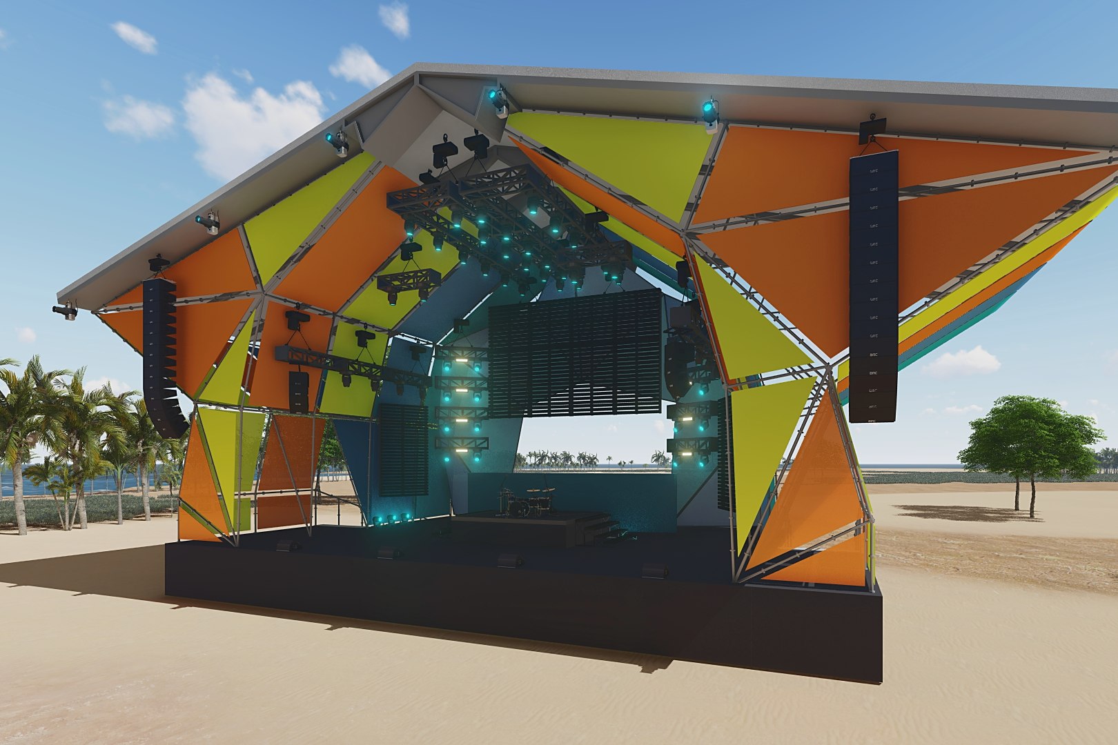 Beachfront Fair Stage