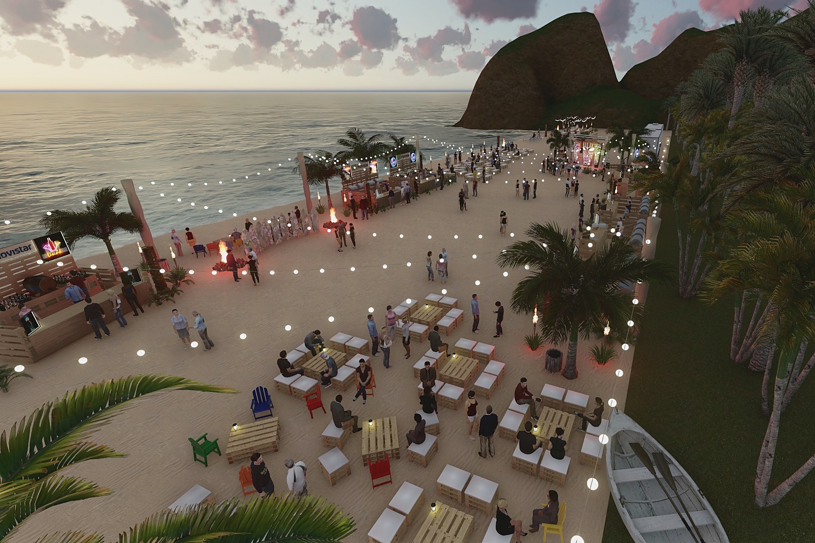 Beachfront Corporate Event